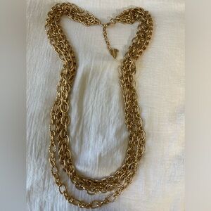 Coldwater Creek Vintage Multi‎ Chains Statement Necklace